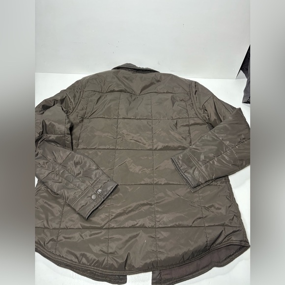 GAP Men's Brown Quilted Shirt Jacket - Picture 3 of 5